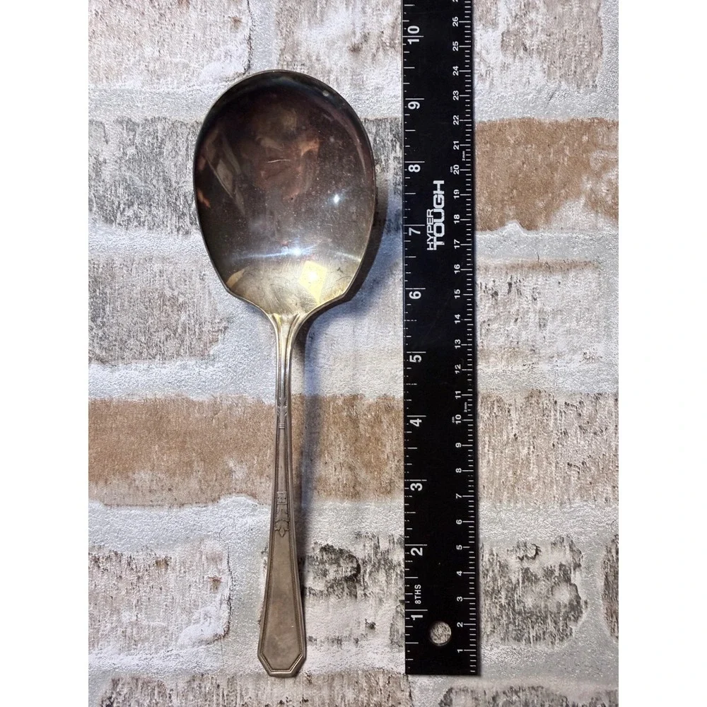 Wm Rogers Mfg Co‎ Original Rogers Silverplate Serving Spoon 1937 First Love